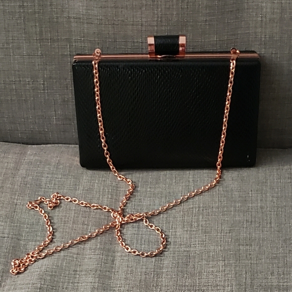 AKIRA Handbags - AKIRA CHAIN BOX CLUTCH